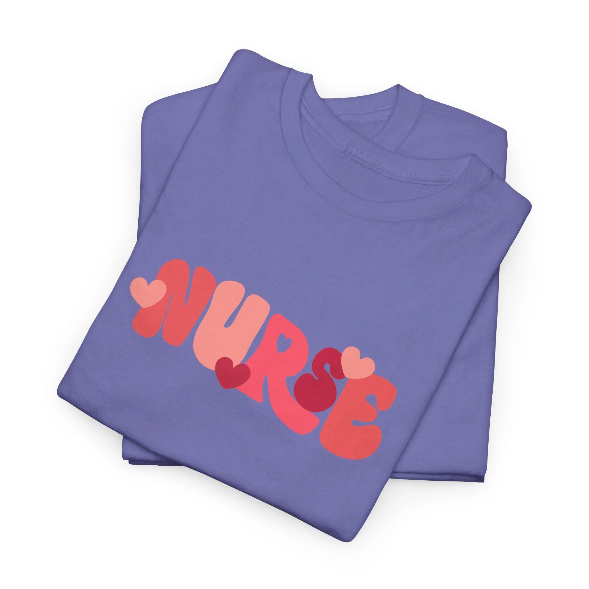 Nurse Valentines Day Unisex Heavy Cotton Tee