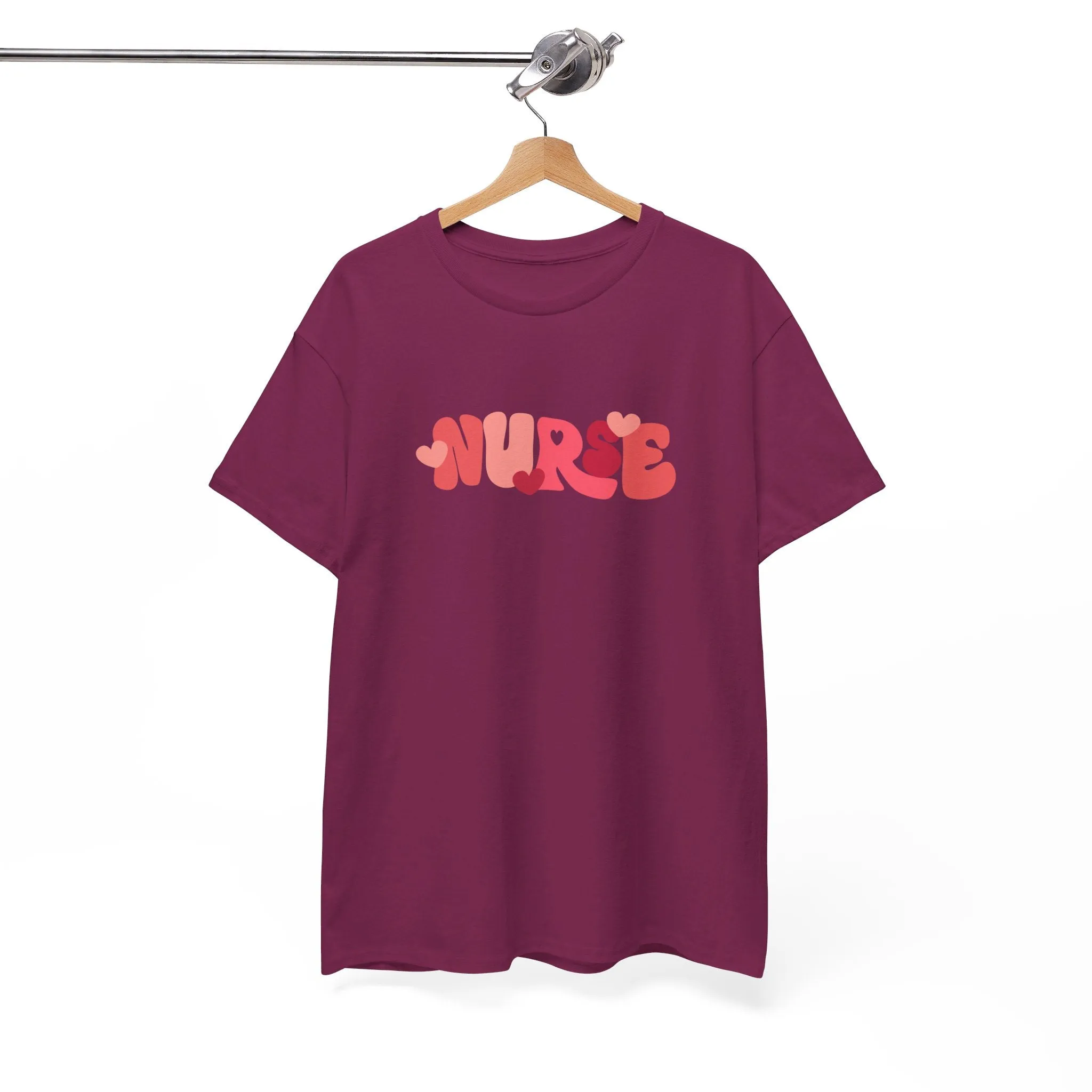 Nurse Valentines Day Unisex Heavy Cotton Tee