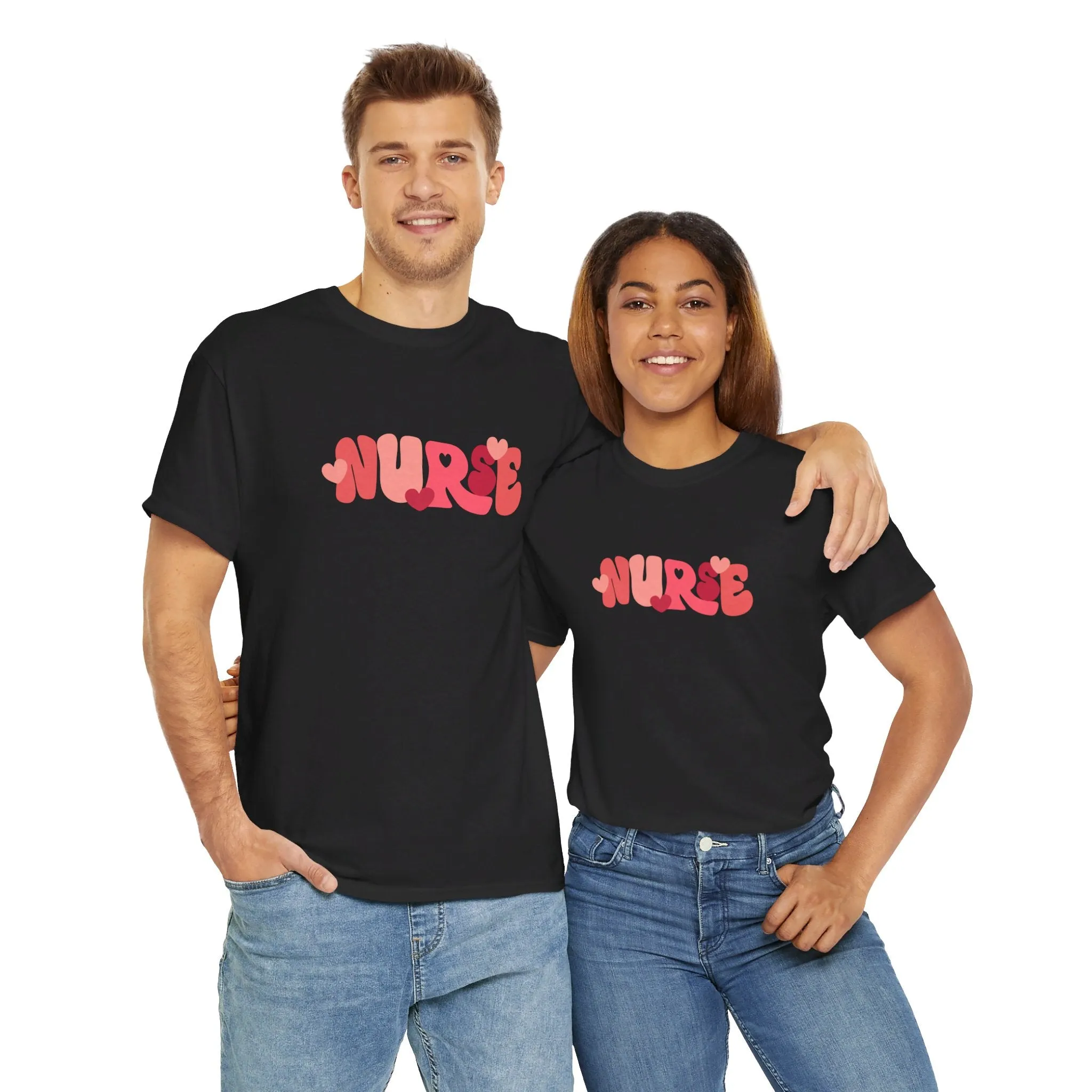 Nurse Valentines Day Unisex Heavy Cotton Tee