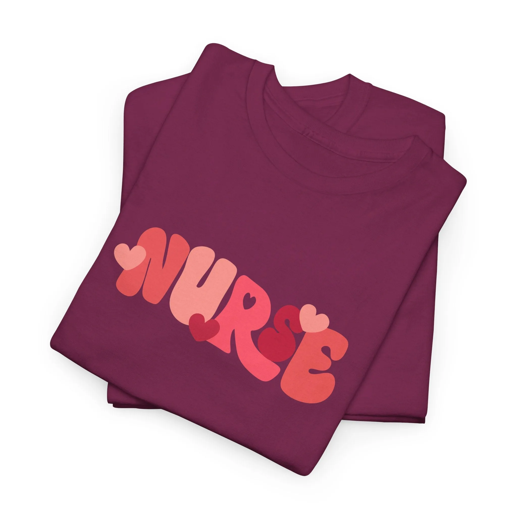 Nurse Valentines Day Unisex Heavy Cotton Tee
