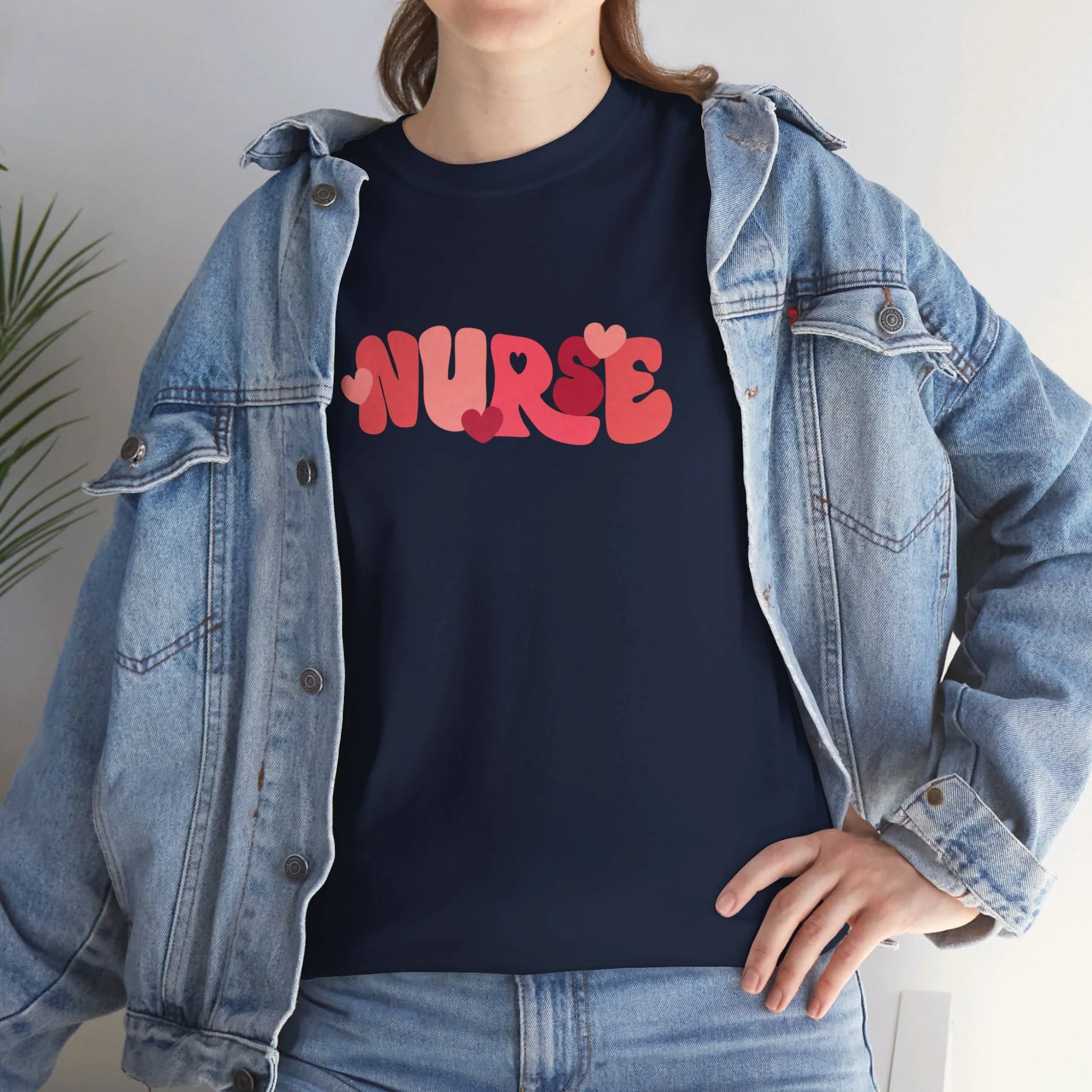 Nurse Valentines Day Unisex Heavy Cotton Tee