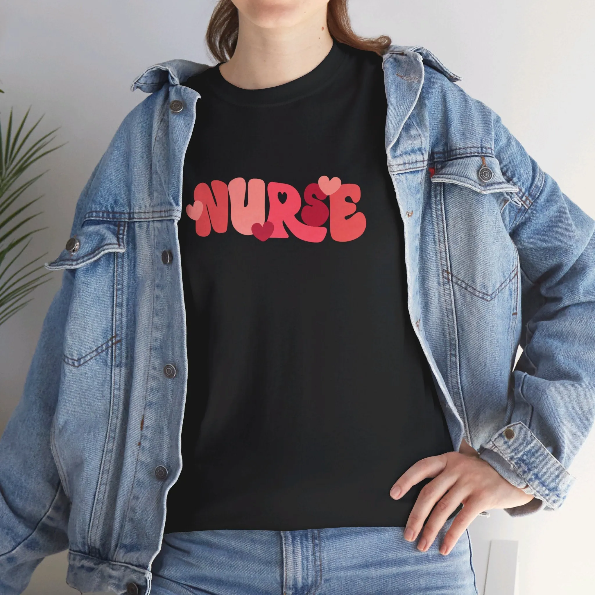 Nurse Valentines Day Unisex Heavy Cotton Tee