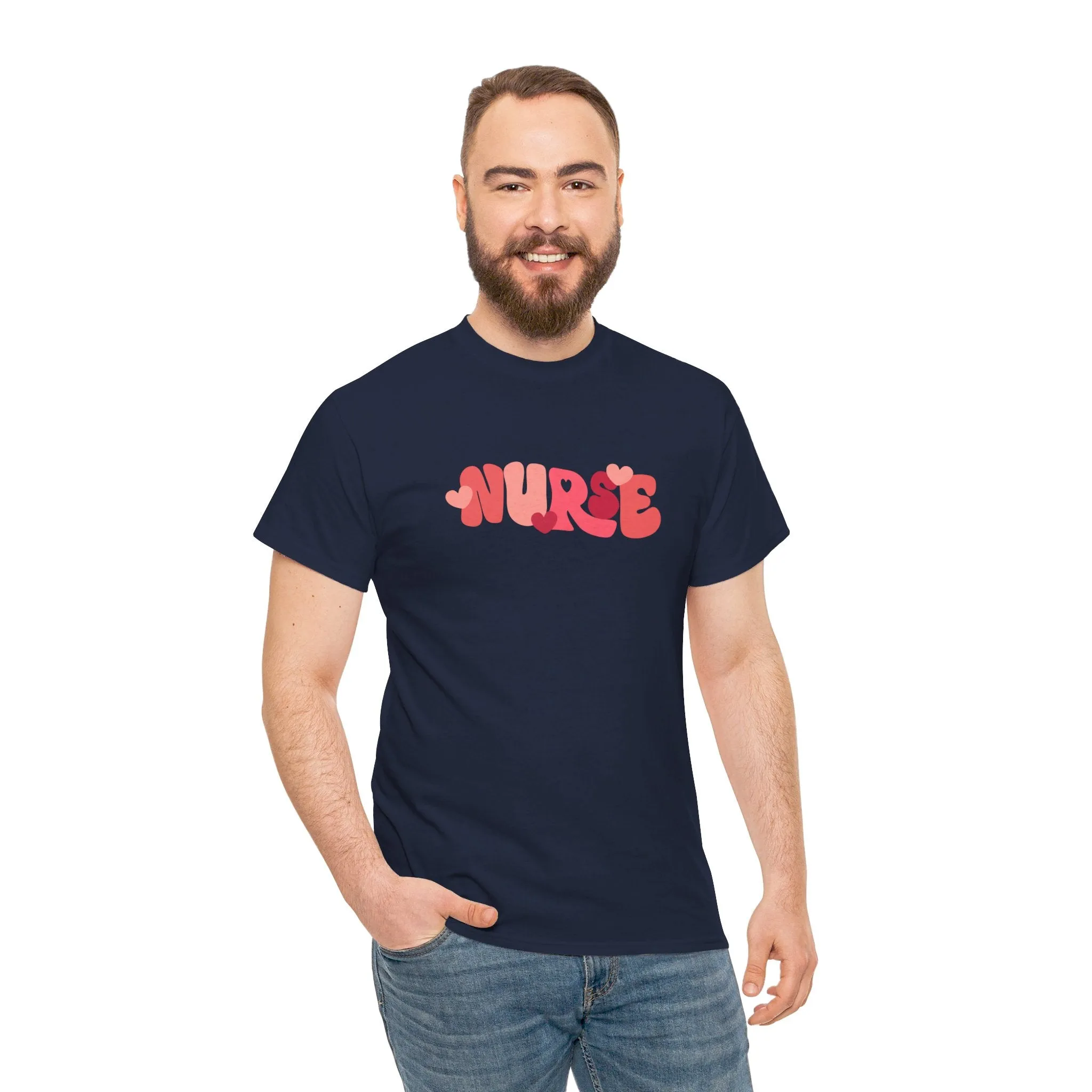 Nurse Valentines Day Unisex Heavy Cotton Tee
