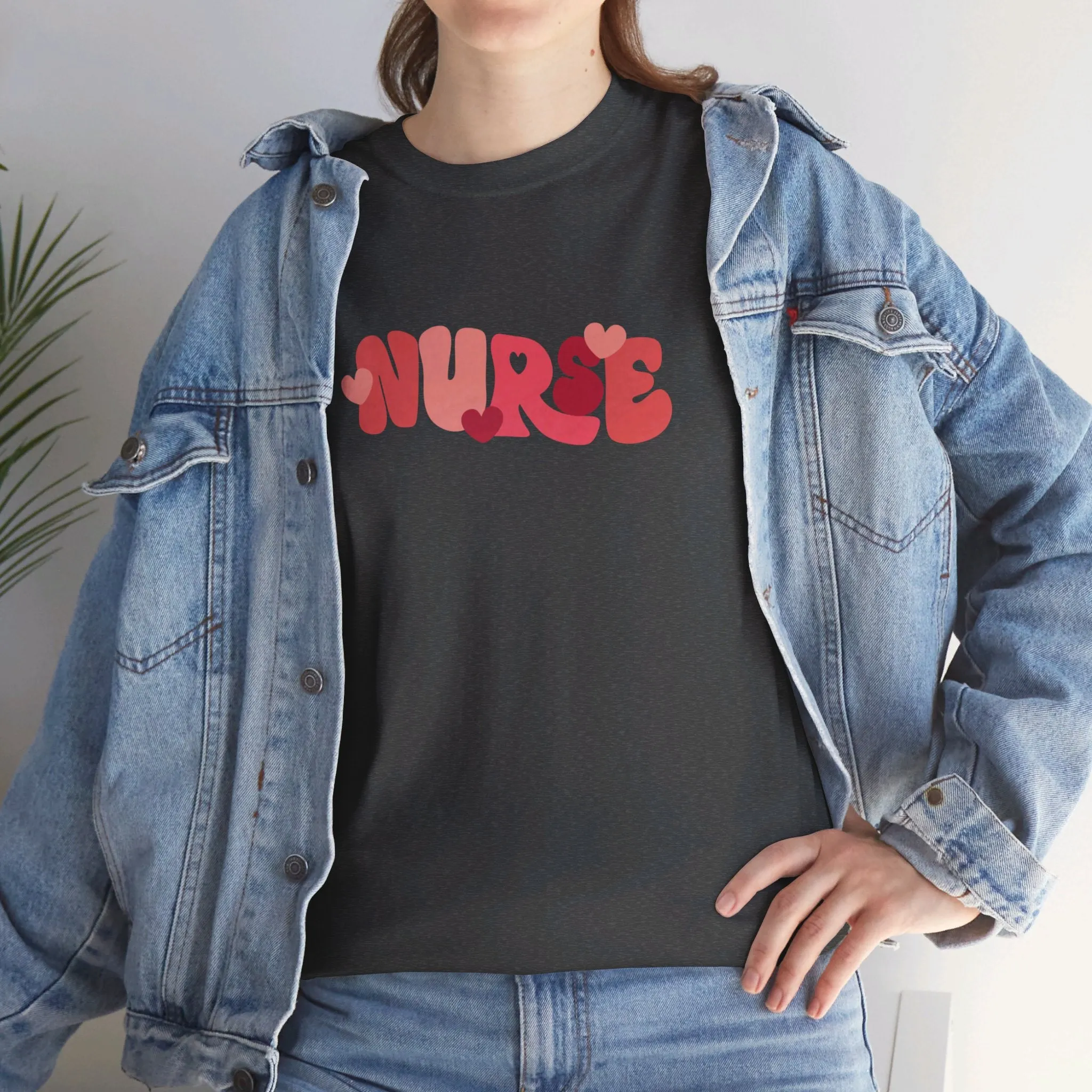 Nurse Valentines Day Unisex Heavy Cotton Tee