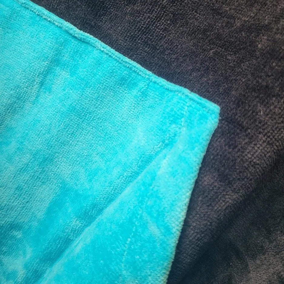 Ocean & Earth Daybreak Hooded Robe Poncho Blue