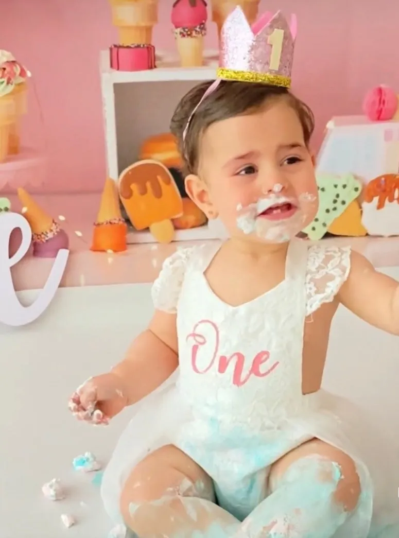 ONE Lace Romper White #1000669