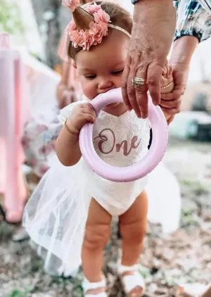 ONE Lace Romper White #1000669