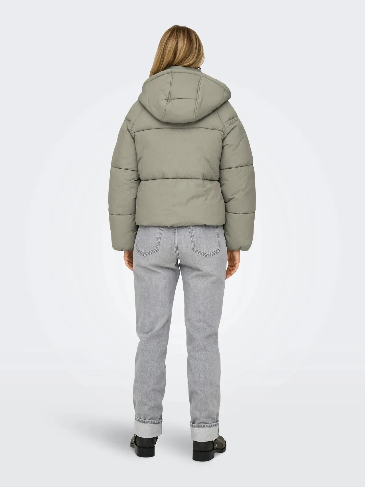 ONLY Silver Sage Hope Short Puffer Jacket