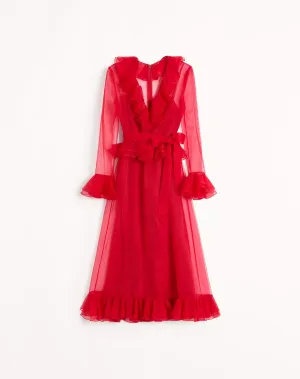 Organza Midi Dress