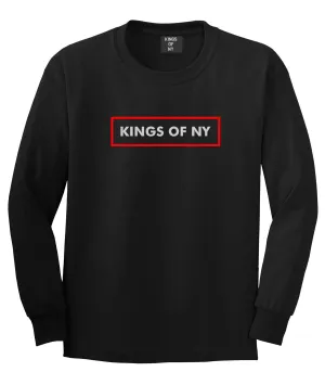 Outline Box Logo Football Long Sleeve T-Shirt