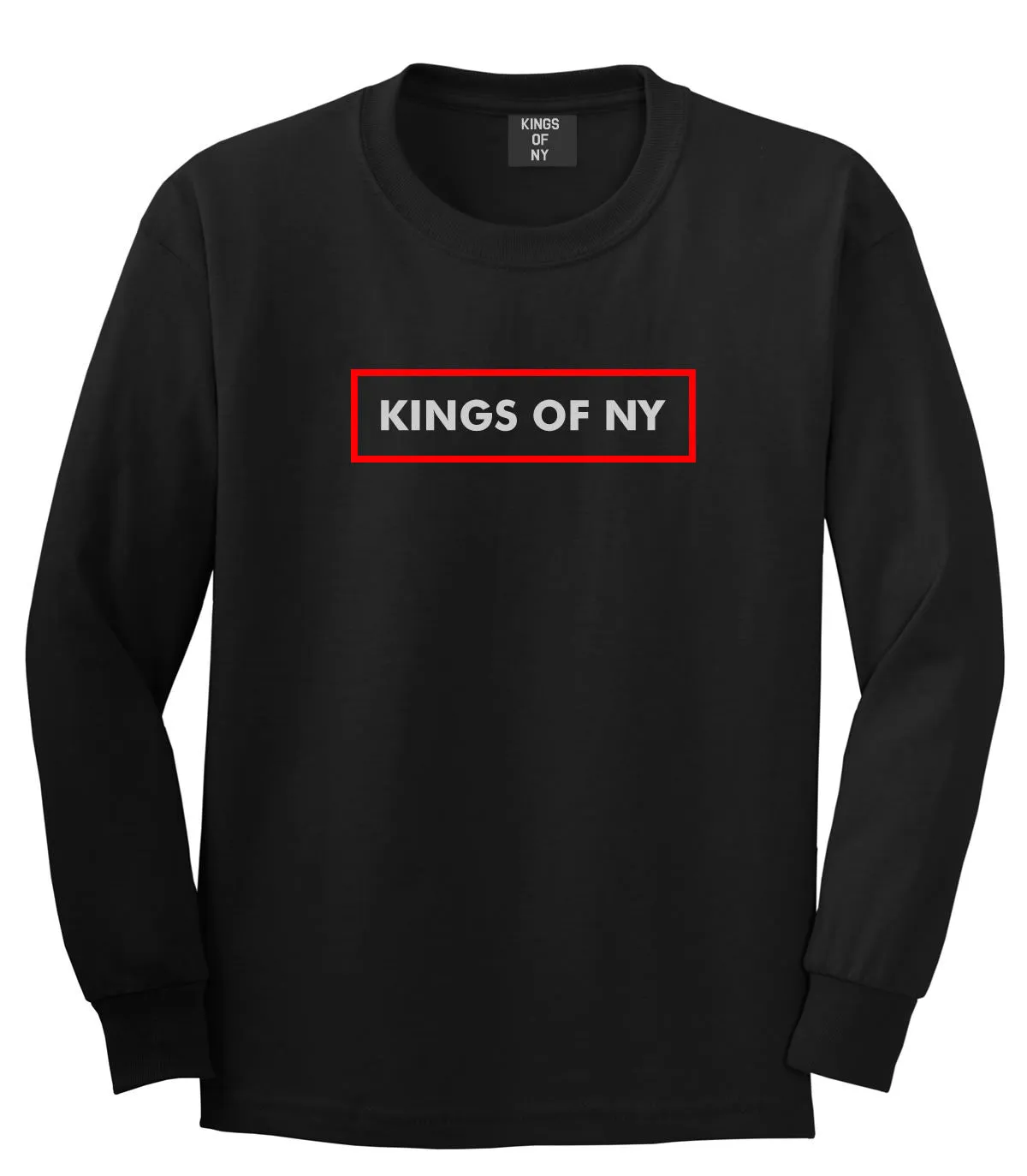 Outline Box Logo Football Long Sleeve T-Shirt