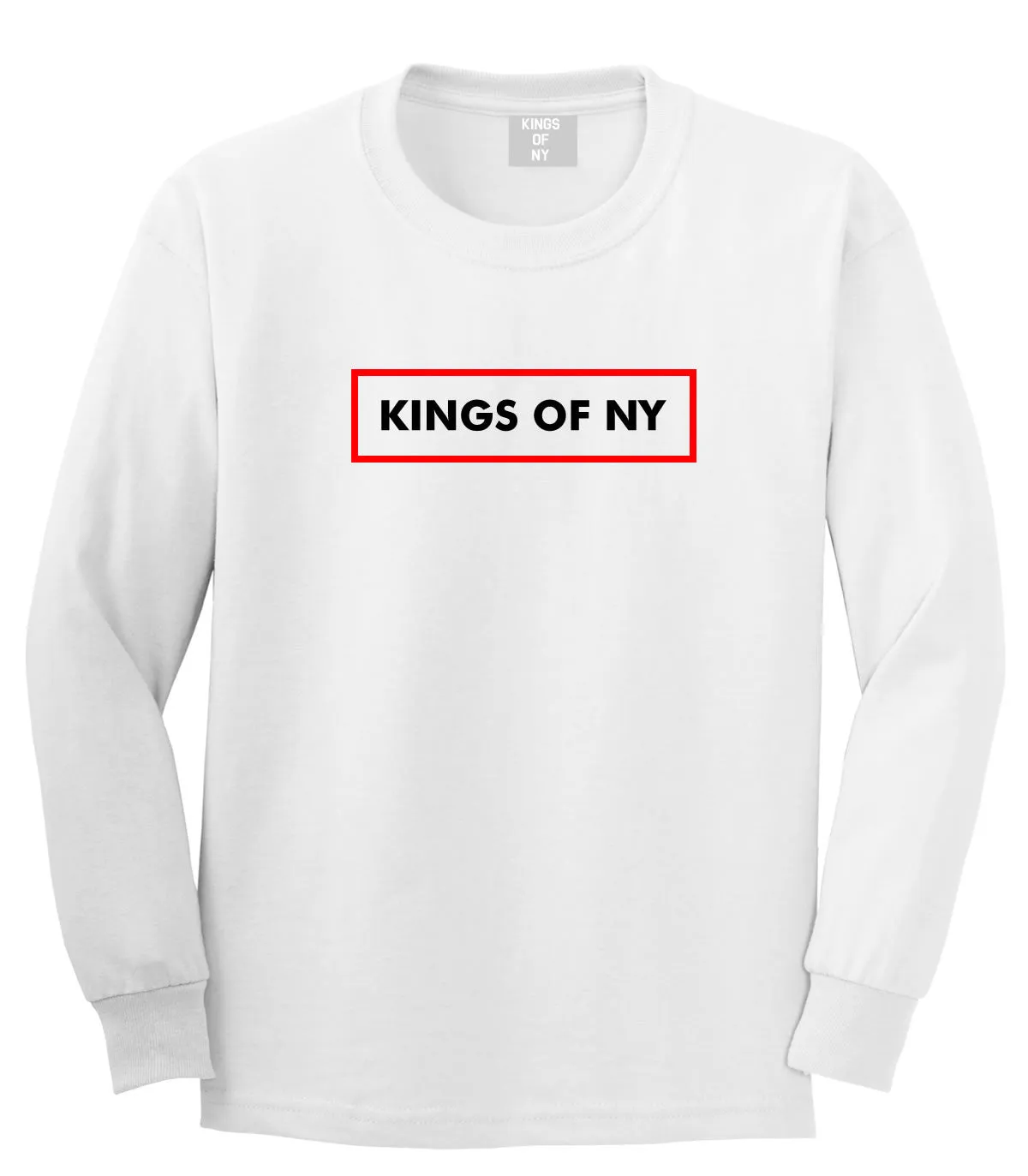 Outline Box Logo Football Long Sleeve T-Shirt
