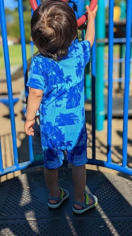 Palms Polo Romper