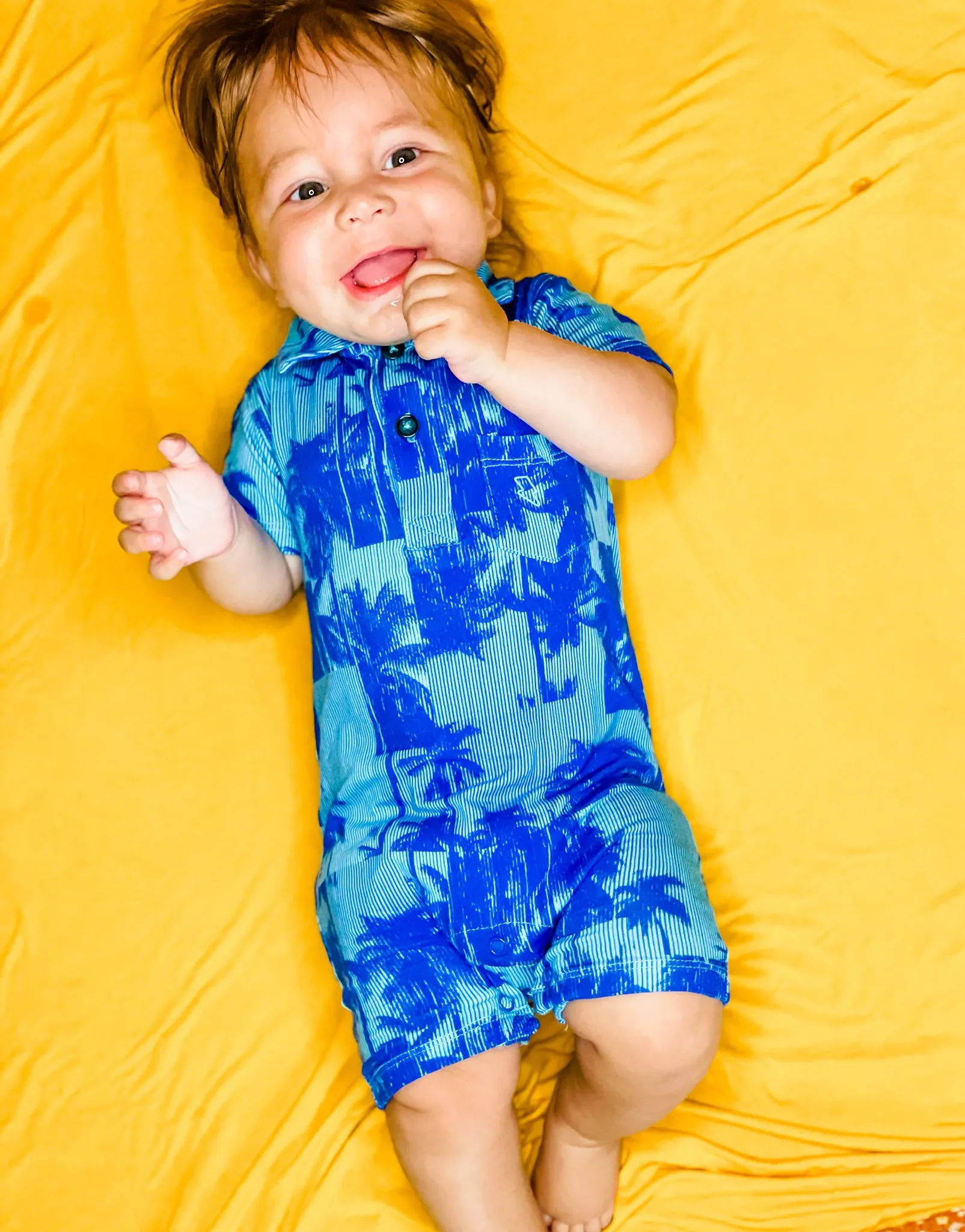 Palms Polo Romper