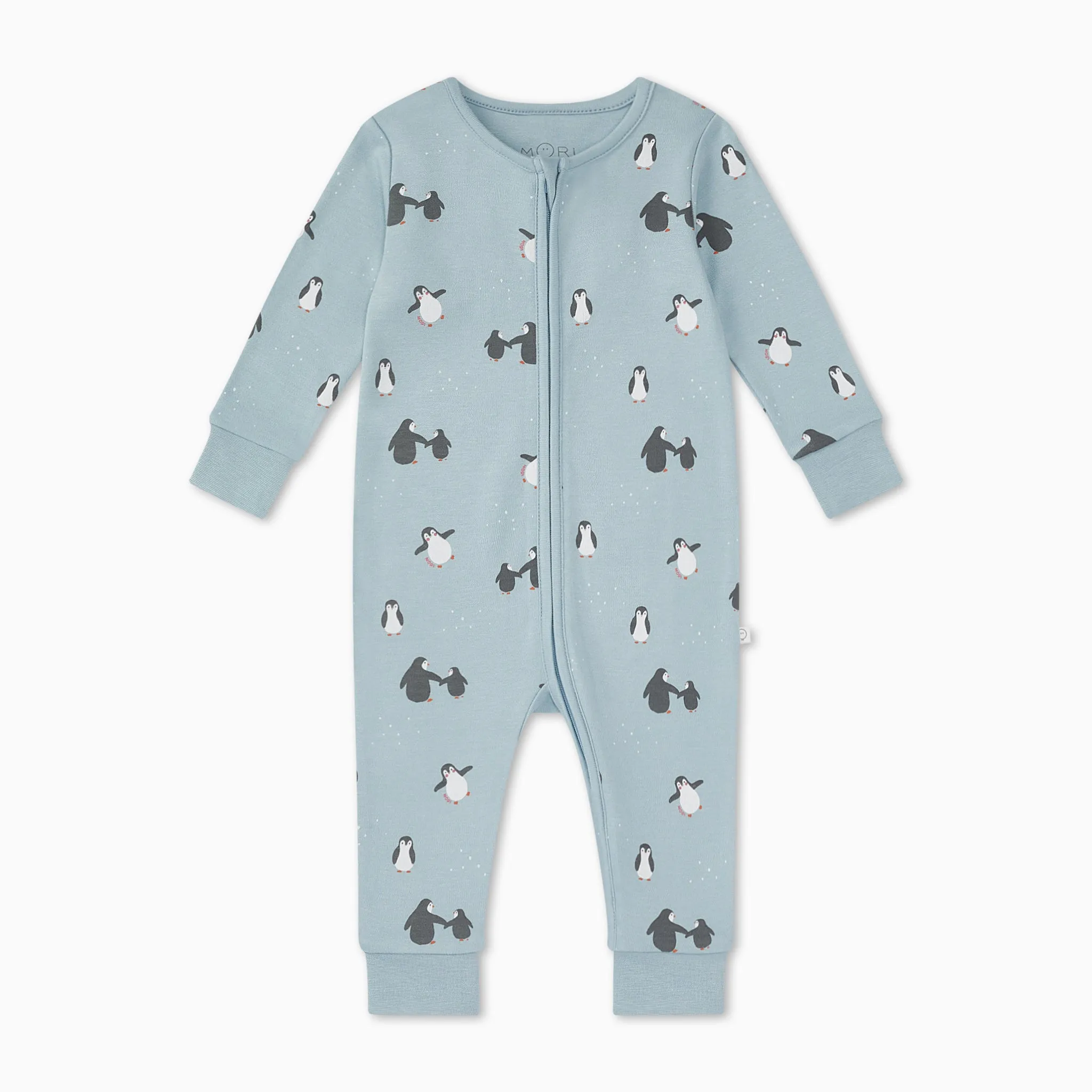 Penguin Print Clever Zip Romper