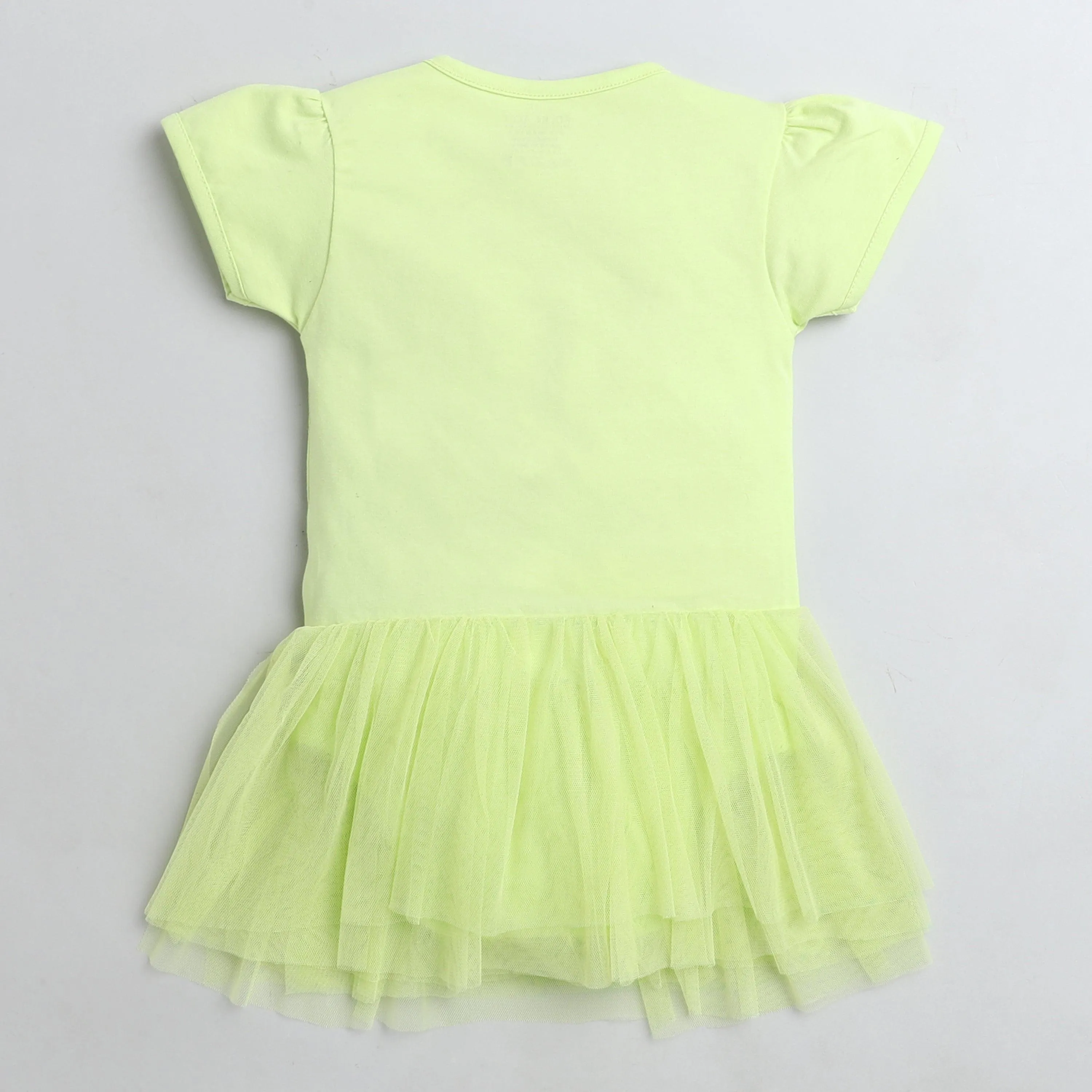 Polka Tots Half Sleeve Romper Onesie Sequence Ice Popsicle - Yellow