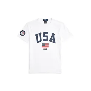 Polo Ralph Lauren USA Tee (White)