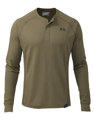 PRO Merino 200 Henley | Ash