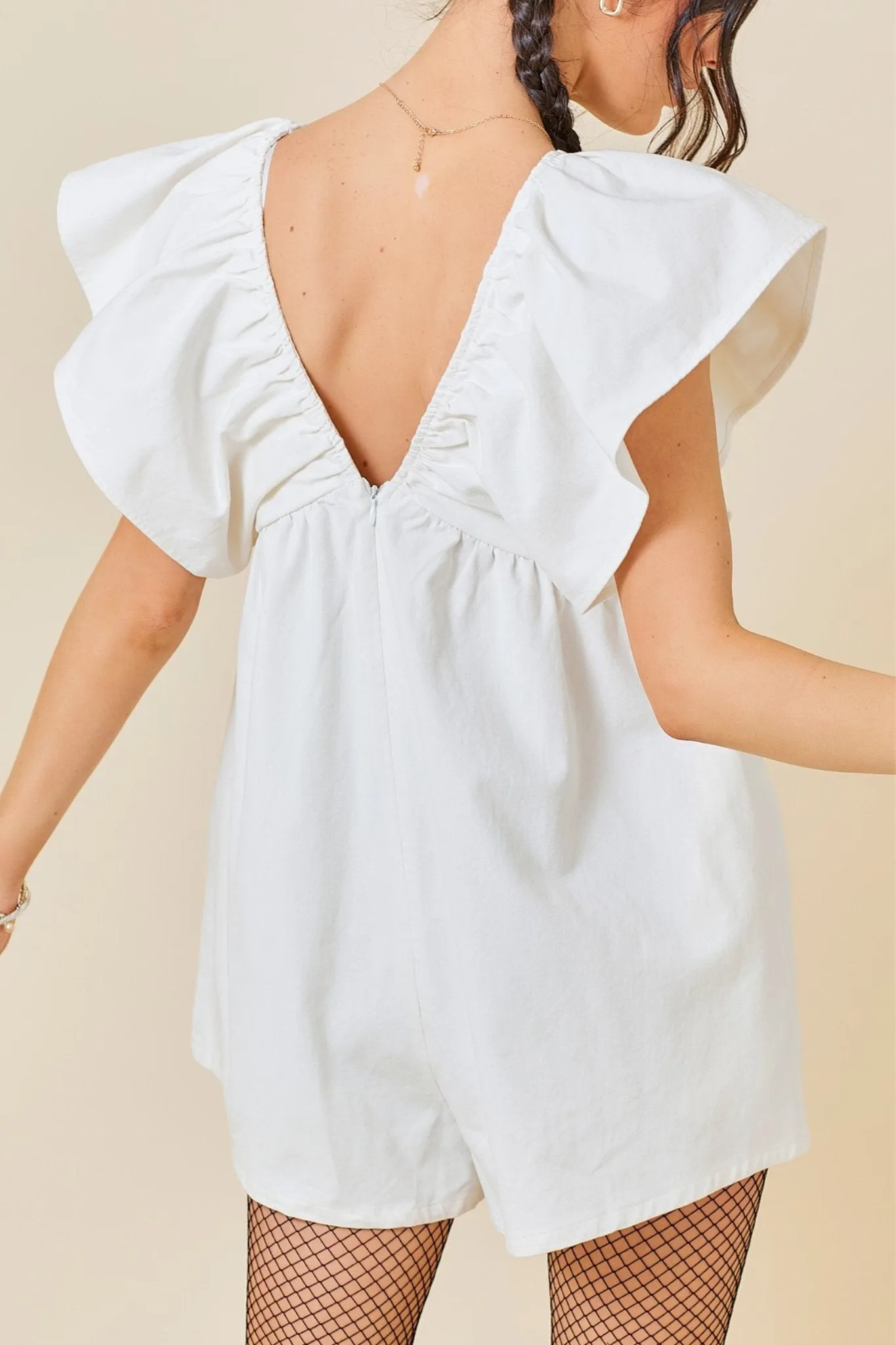 Ranger Denim Romper