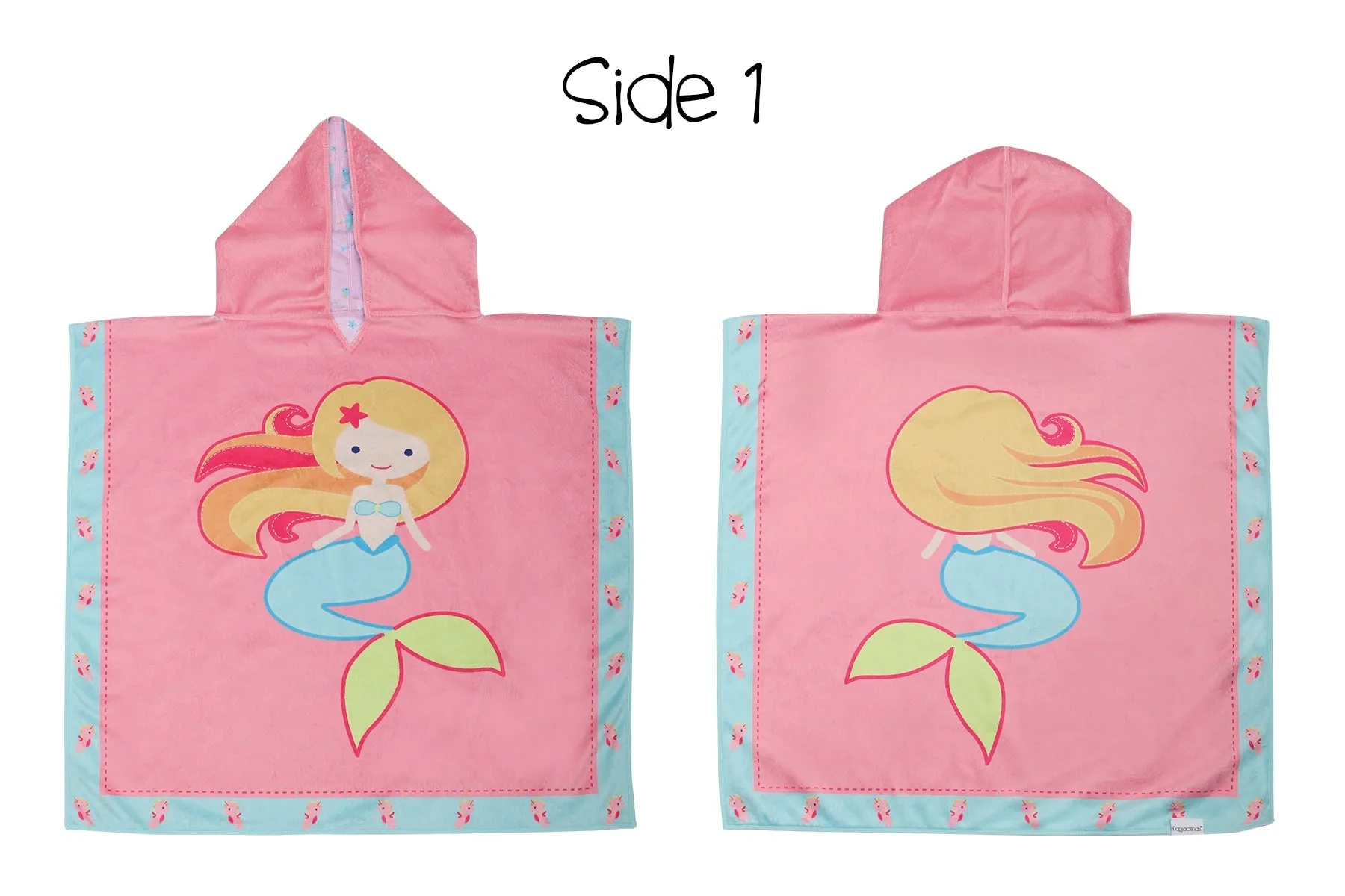 Reversible Kids Cover Up - Mermaid | Narwhal