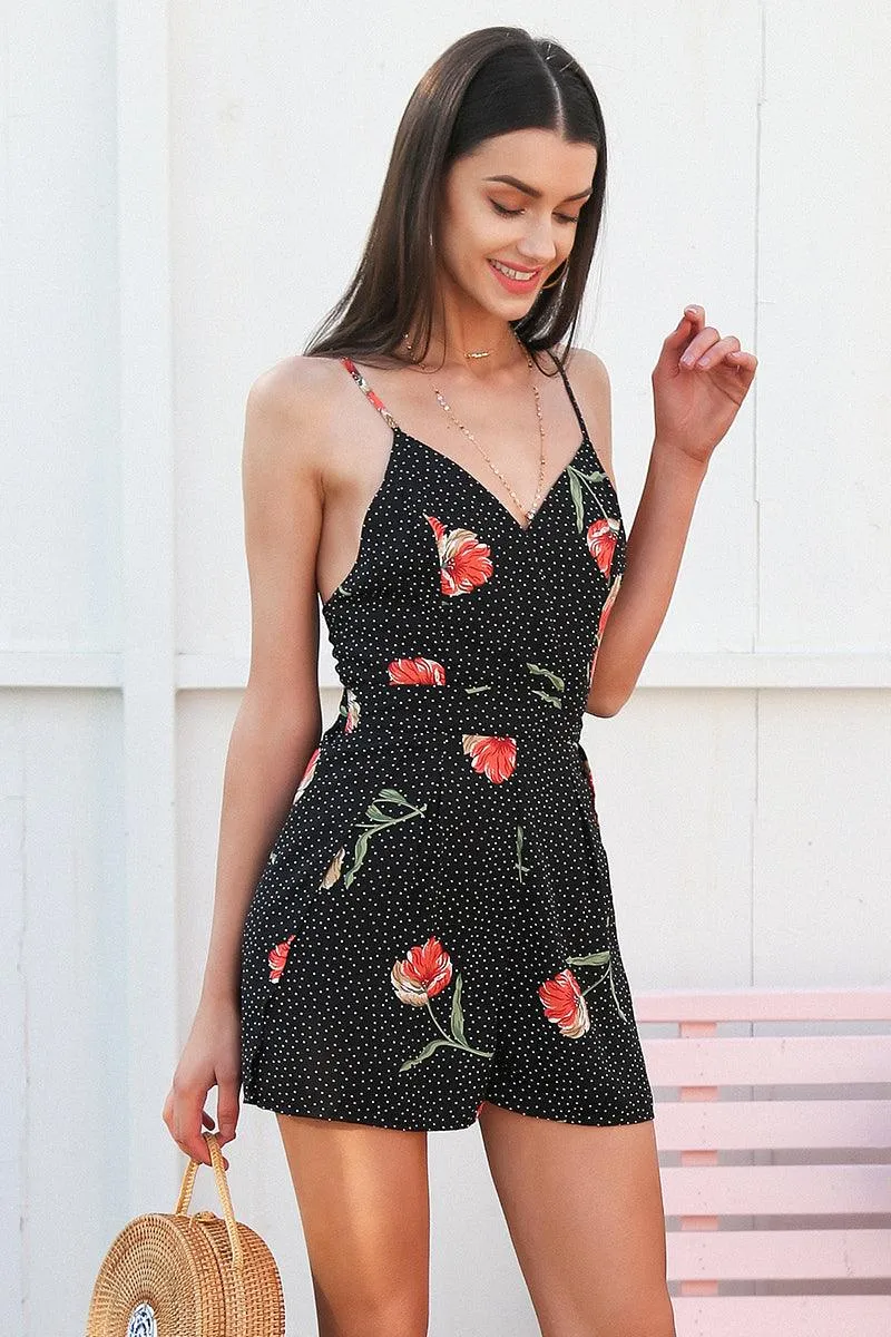 SAMMIE’S SIMPLY CHIC SPAGHETTI STRAP ROMPER