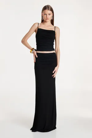 Scarlett Maxi Skirt | Black