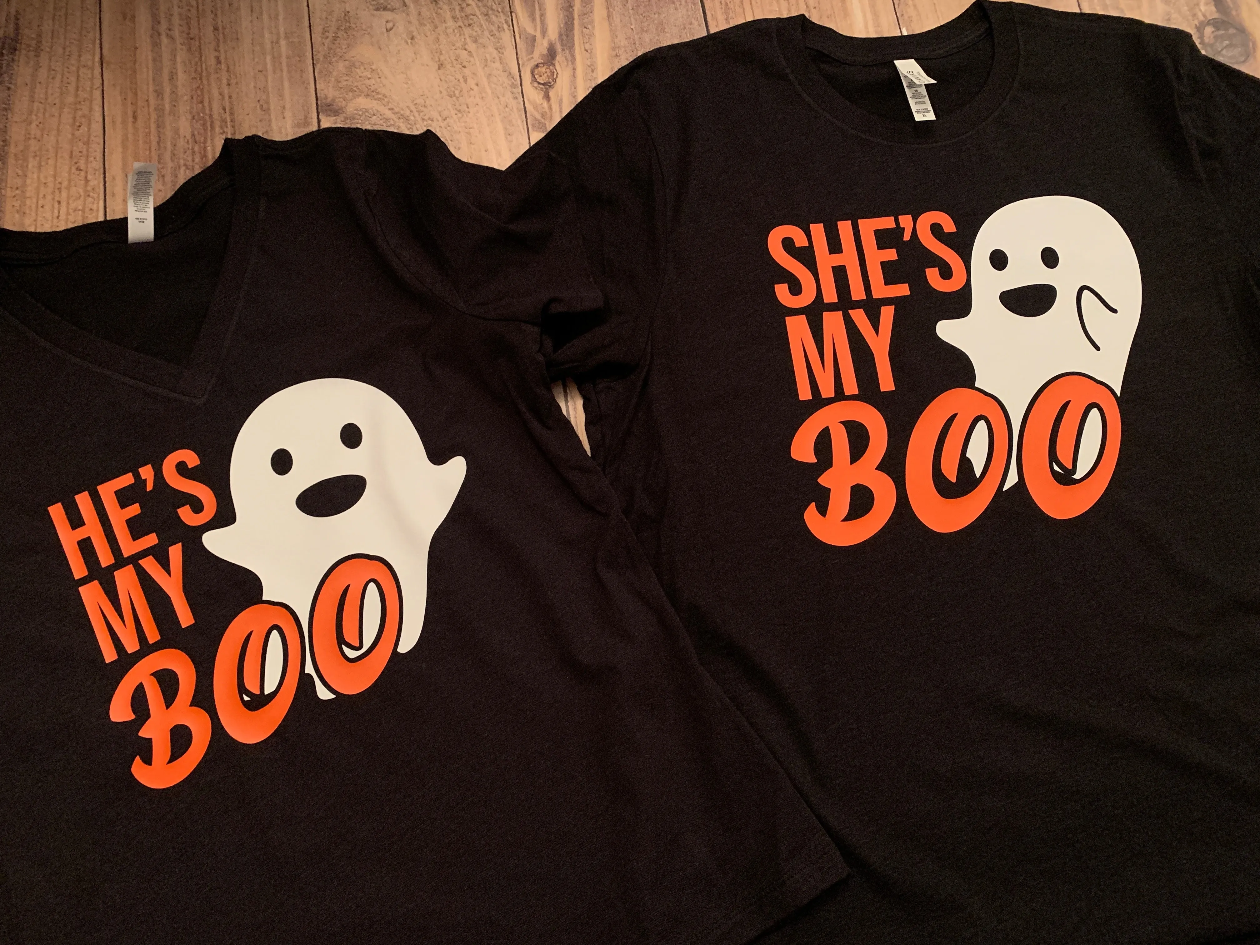 She's My Boo Shirt, Cute Couples Ghost Halloween Tee
