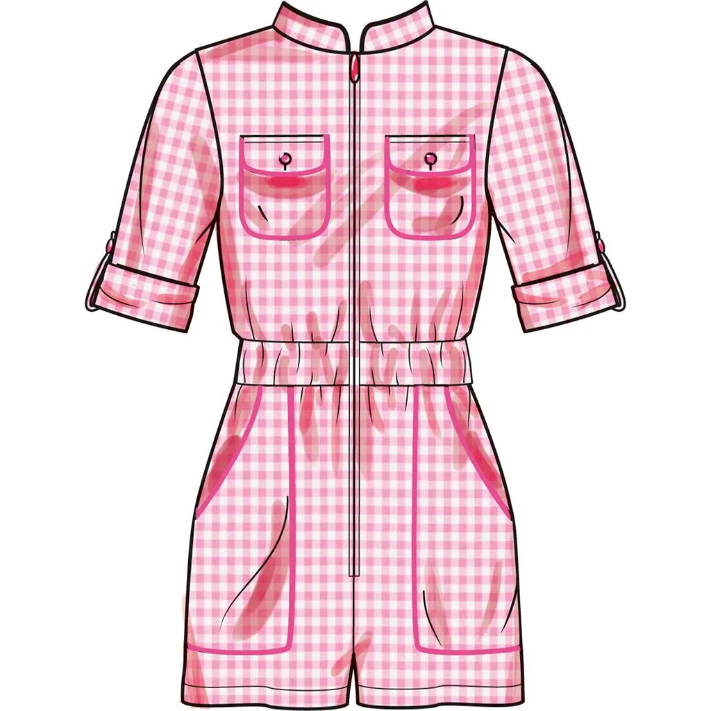 Simplicity Sewing Pattern S9722 Children's and Girls' Jumpsuit, Romper and Dress