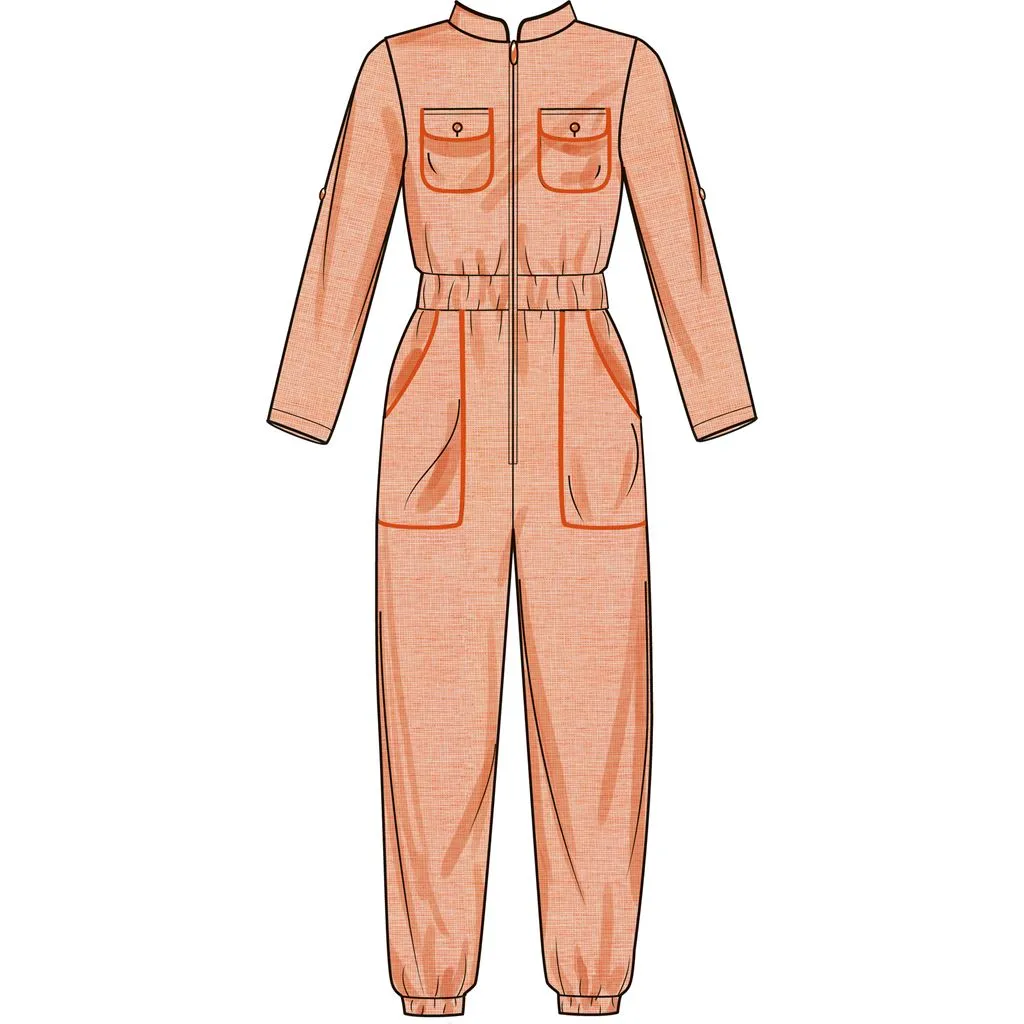 Simplicity Sewing Pattern S9722 Children's and Girls' Jumpsuit, Romper and Dress