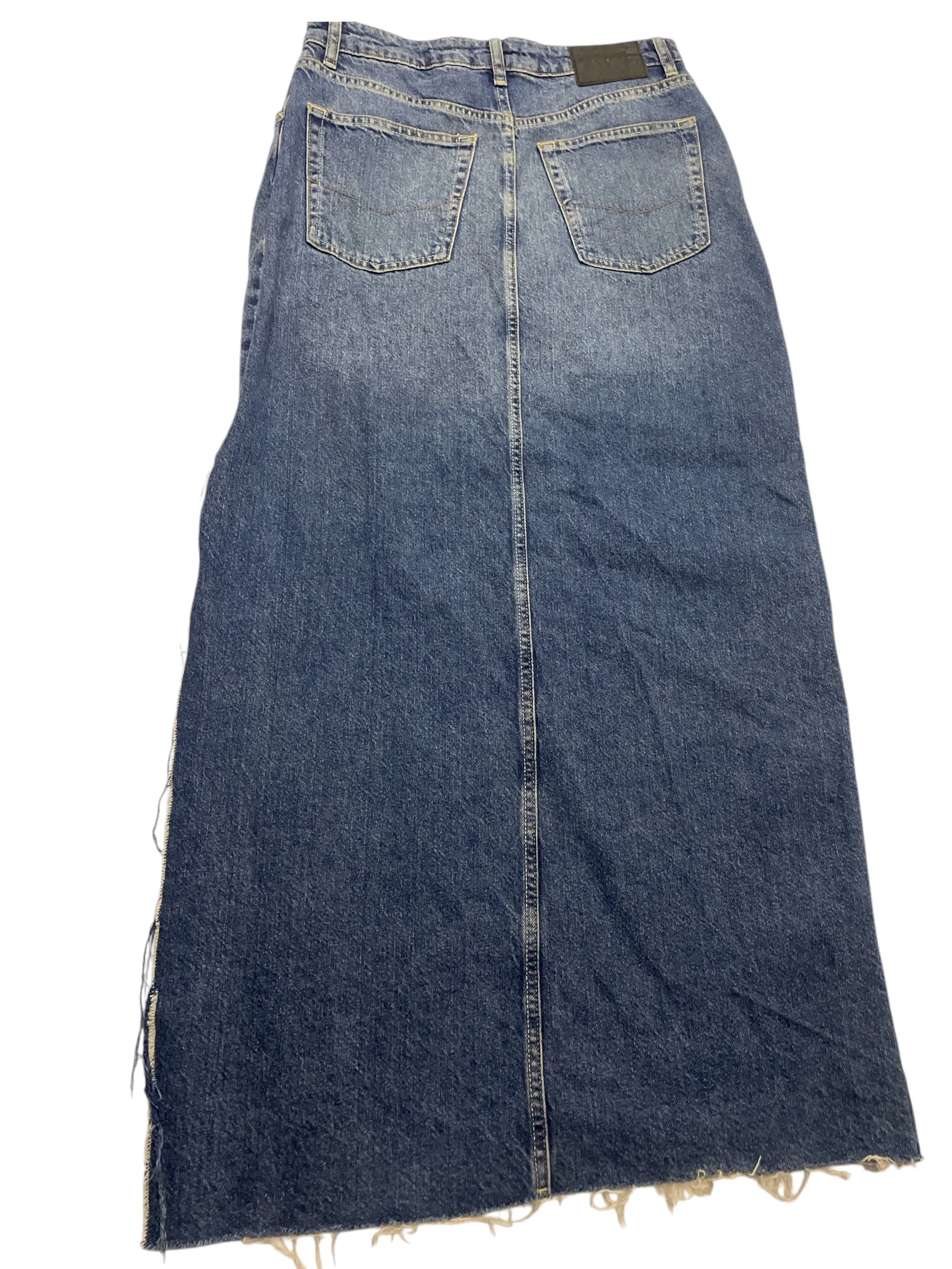Skirt Maxi By Top Shop In Blue, Size: 8
