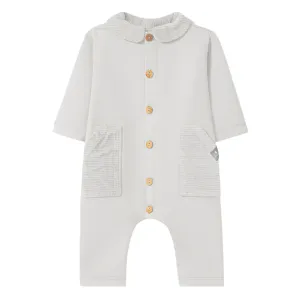 Snug (Portugal) - Organic Collared Romper - Ivory