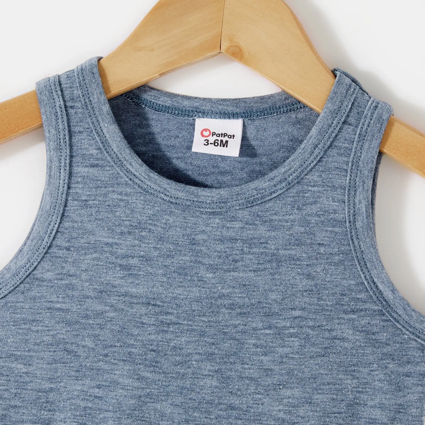 Solid 95% Cotton Slip Dress for Mom and Me