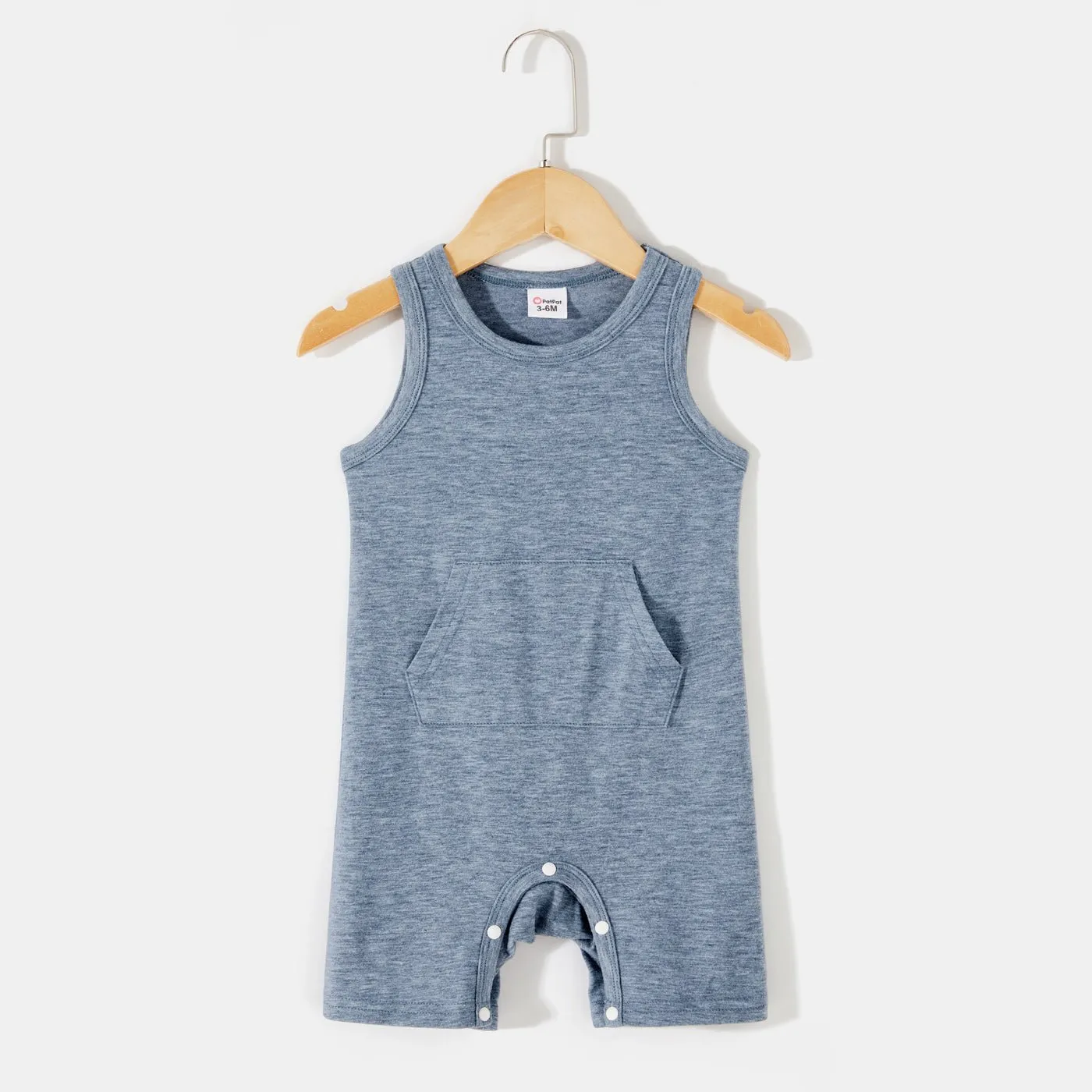 Solid 95% Cotton Slip Dress for Mom and Me