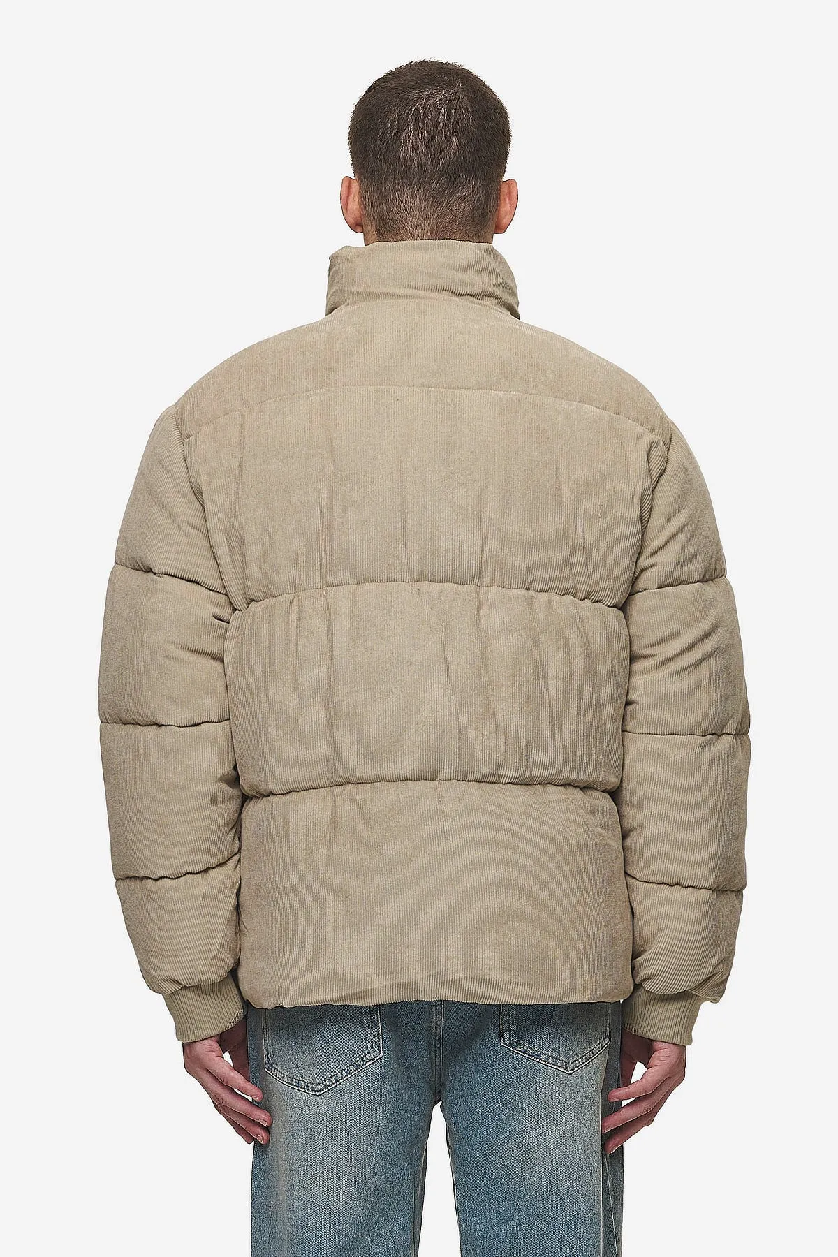 Solin Cord Puffer Jacket Sand