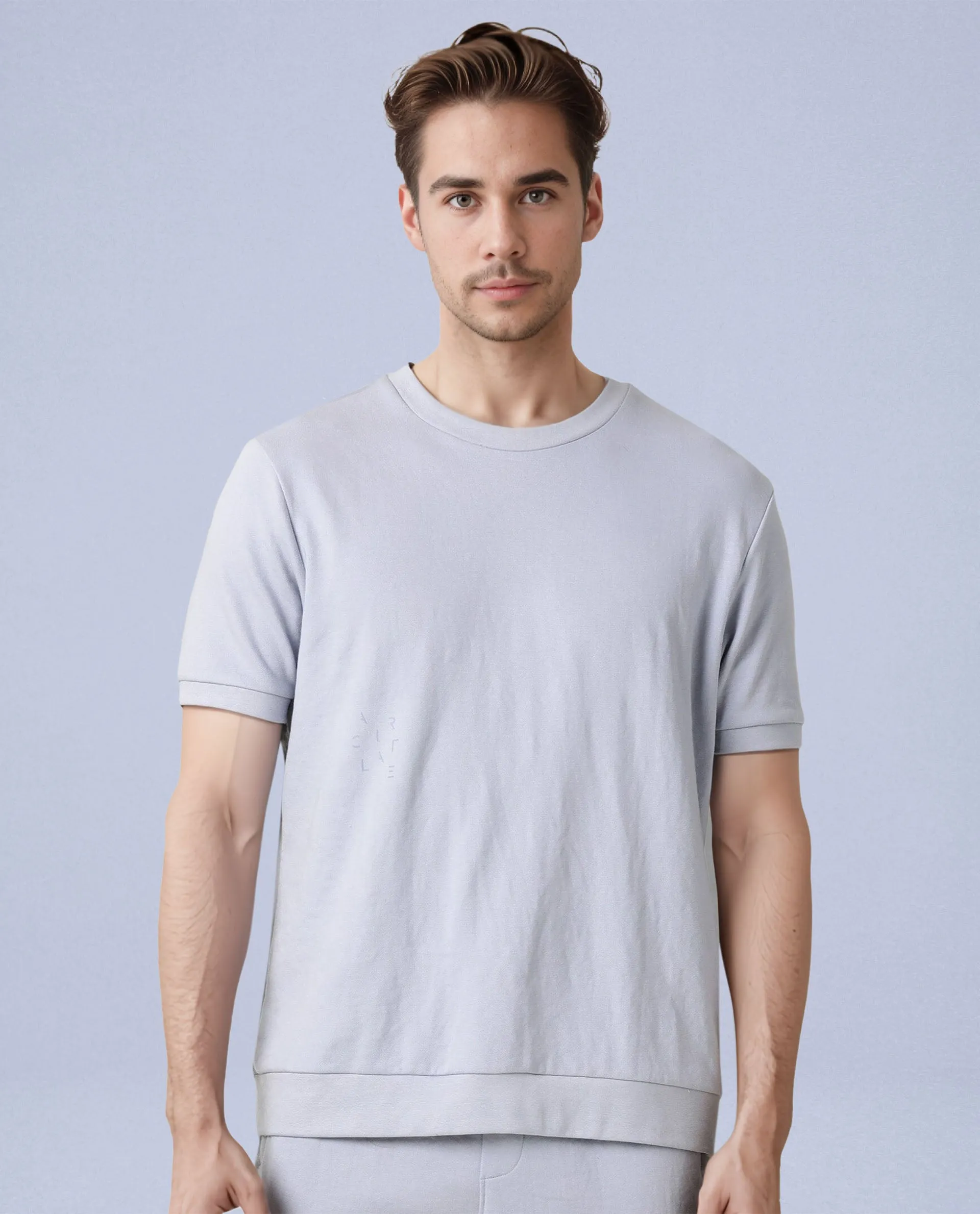 Sweat Tee Azure Blue Men