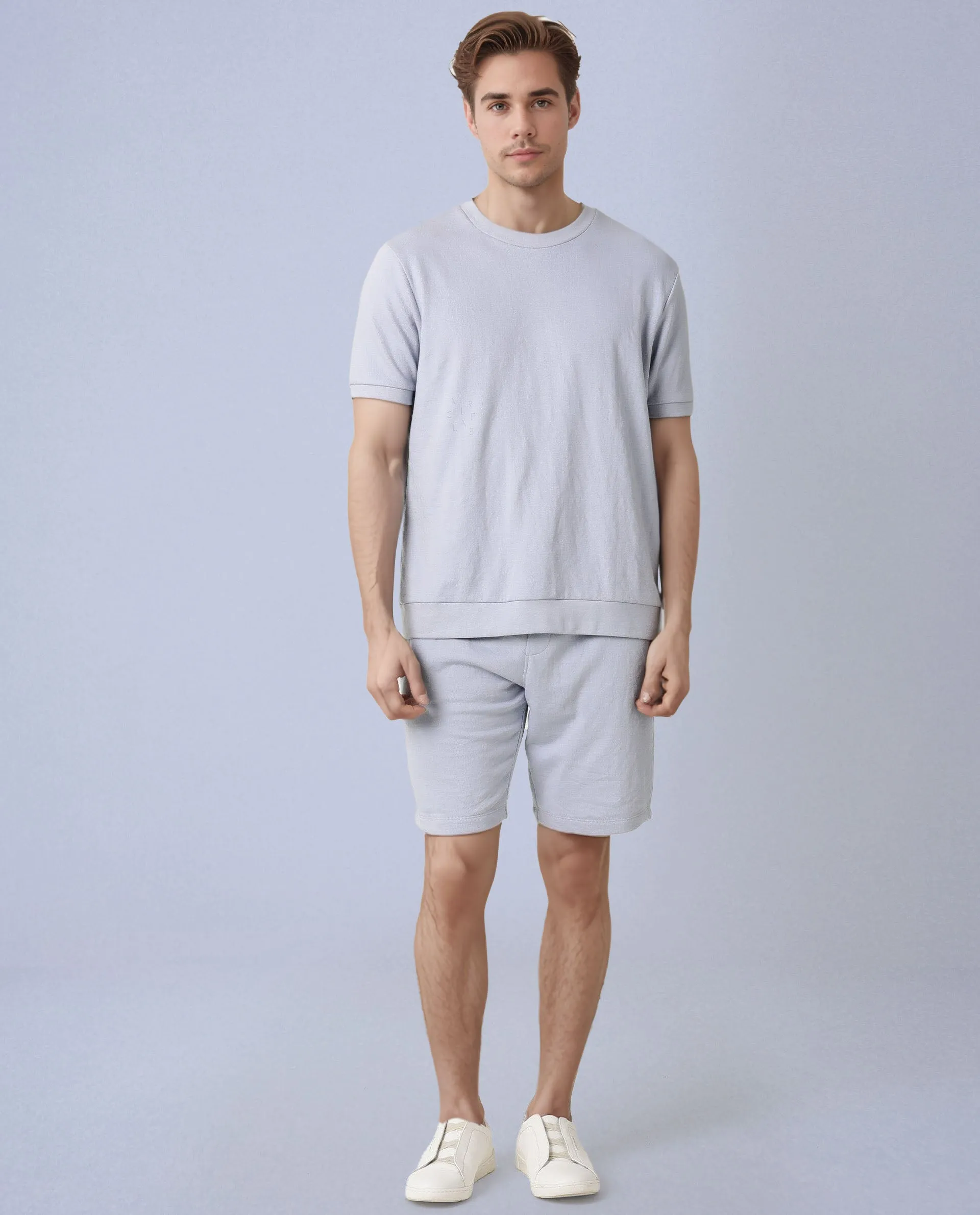 Sweat Tee Azure Blue Men