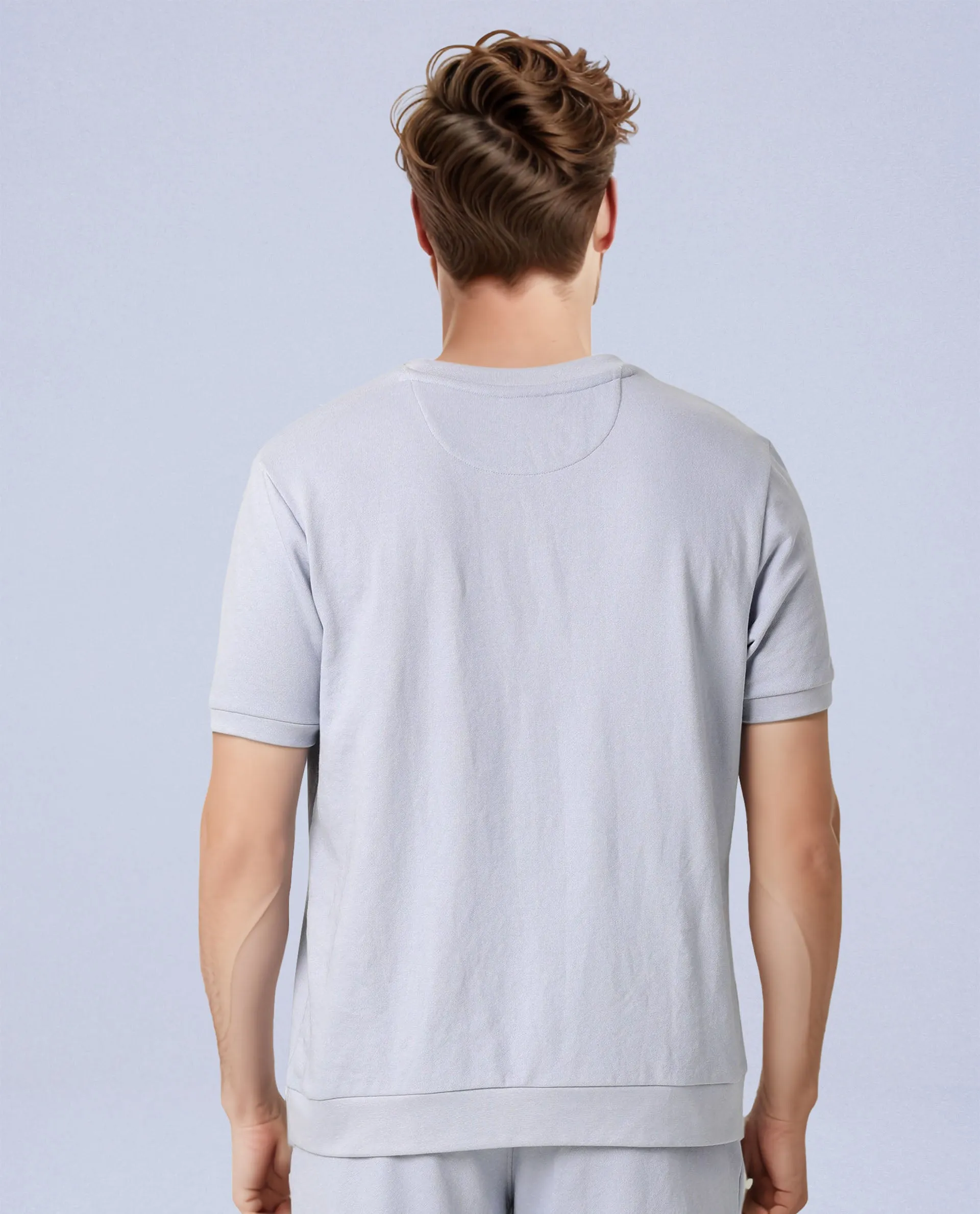 Sweat Tee Azure Blue Men
