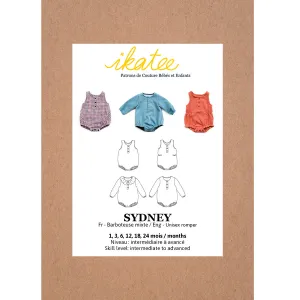 SYDNEY romper - Baby 1M/24M - Paper Sewing Pattern