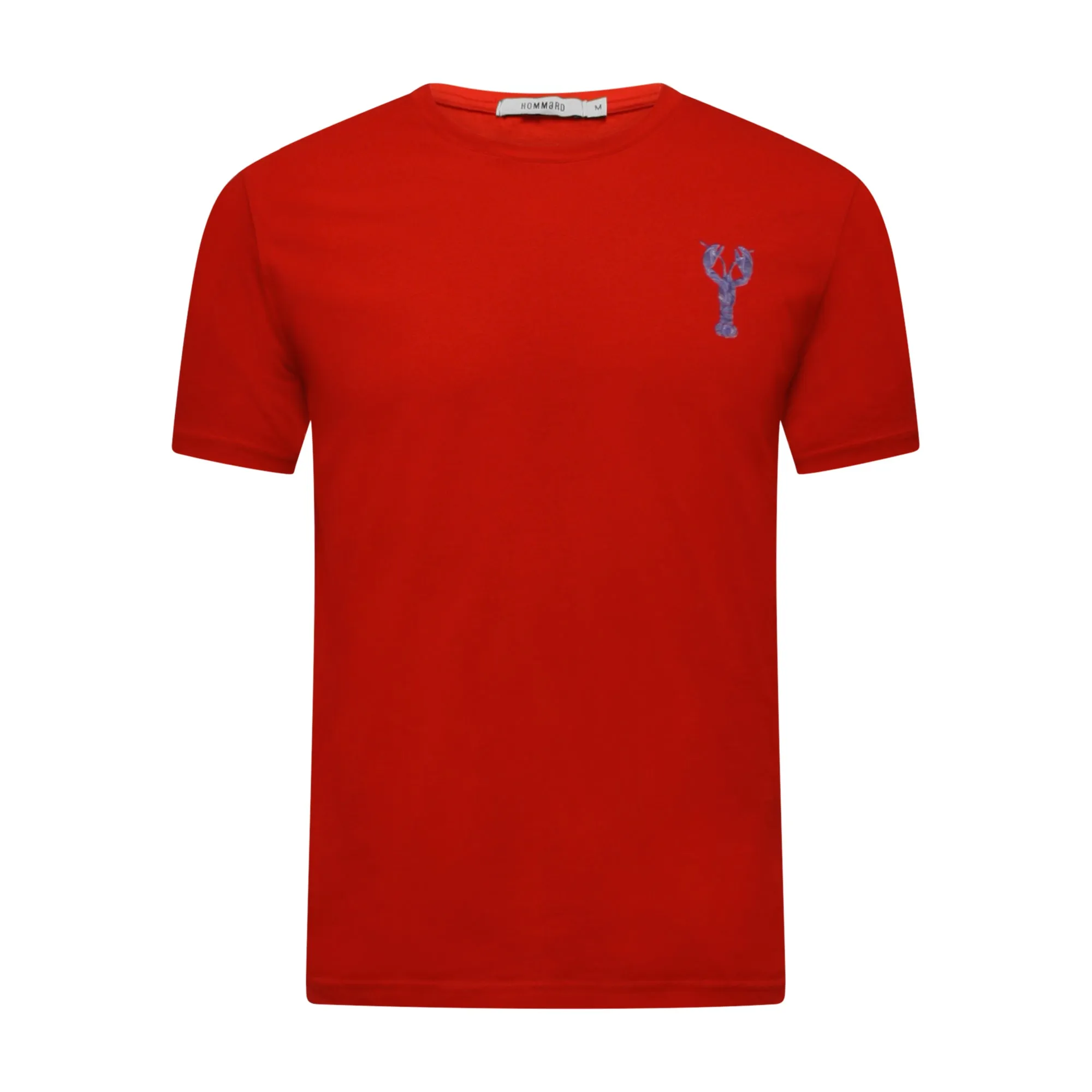 T-Shirt Blue Lobster on chest Black