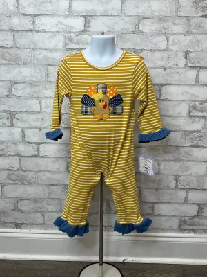 Tenley the Turkey girl romper