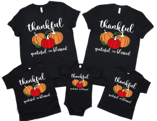 Thankful Grateful Blessed T-Shirt