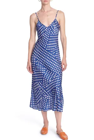 THE ANNA BIAS DRESS- Cross Check