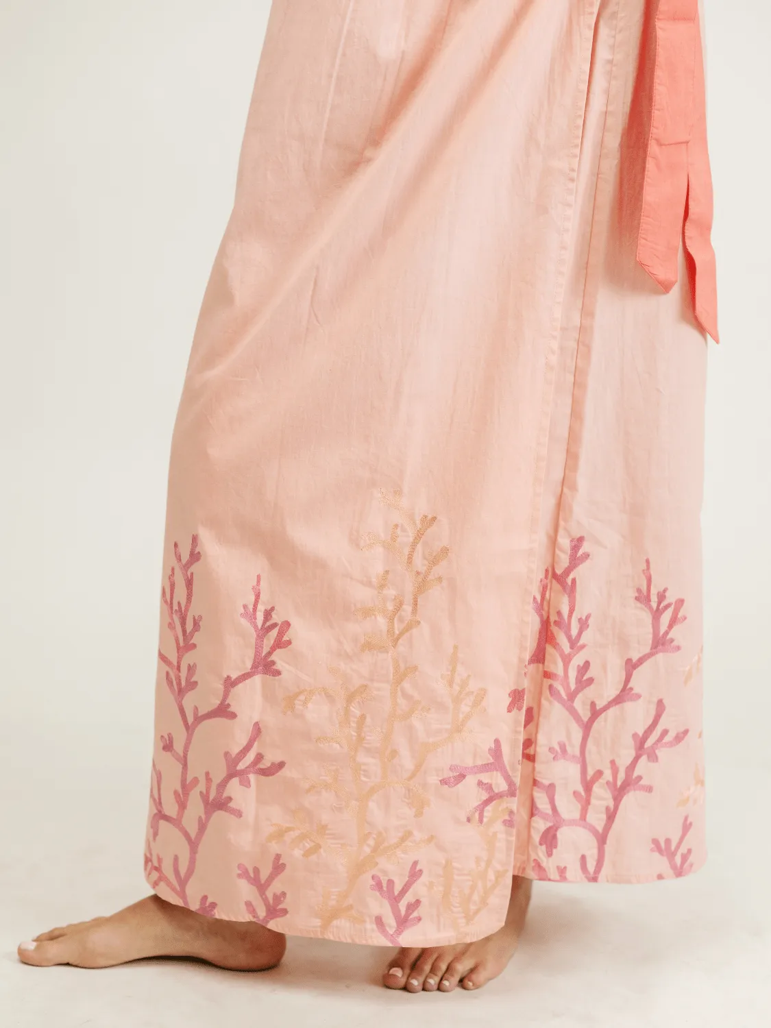 The Sullivan Skirt | Coral Embroidery