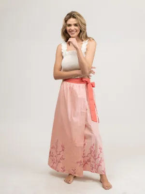 The Sullivan Skirt | Coral Embroidery