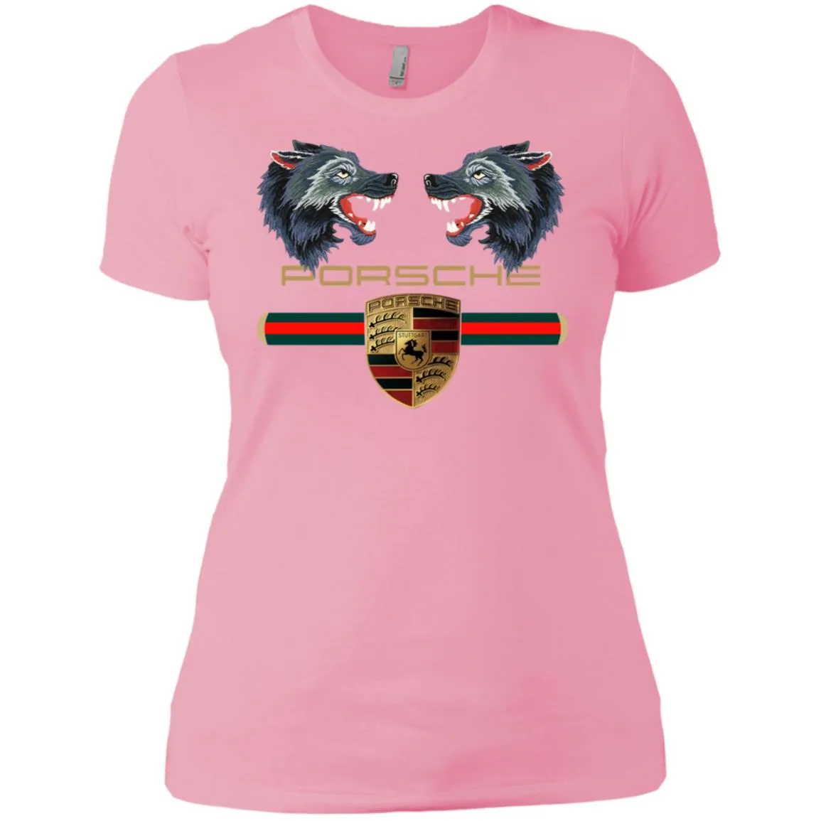 Trending Gucci Porsche Vip Shirt Women Cotton T-Shirt