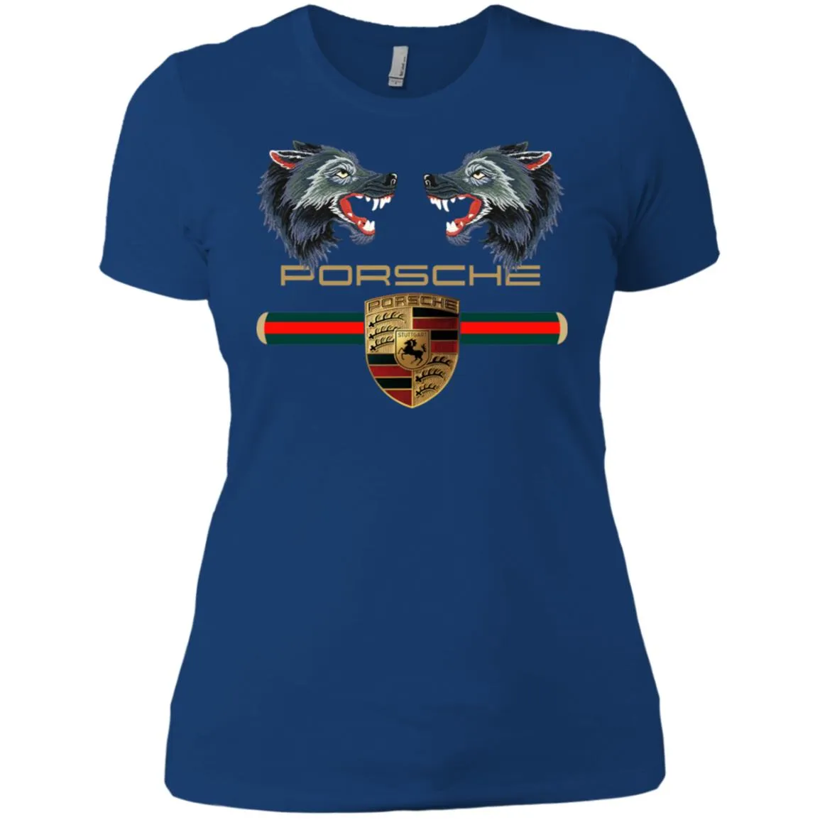 Trending Gucci Porsche Vip Shirt Women Cotton T-Shirt