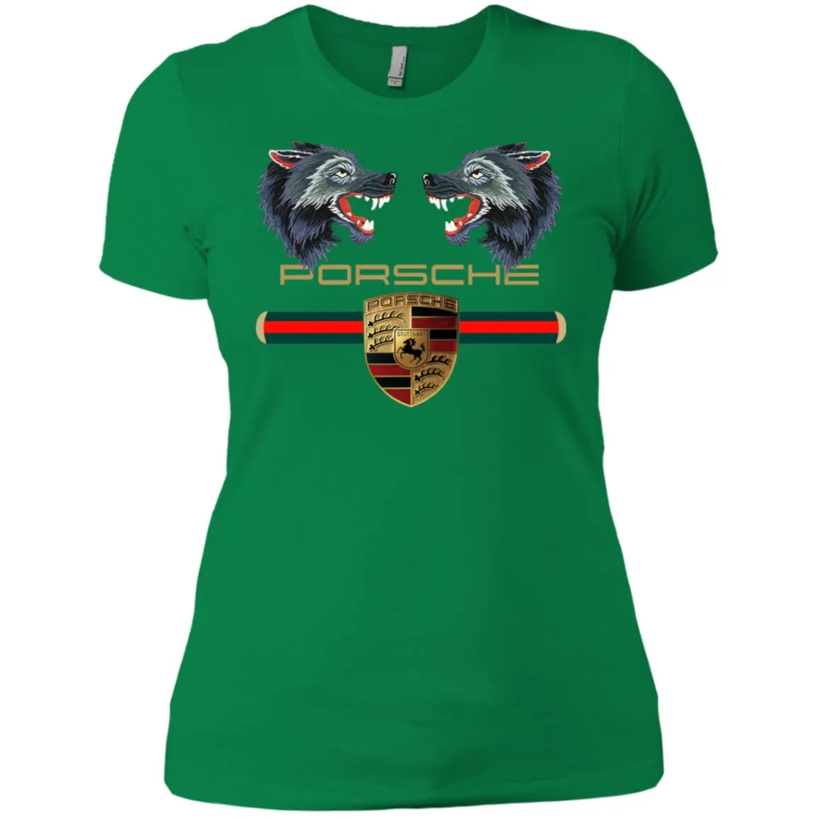 Trending Gucci Porsche Vip Shirt Women Cotton T-Shirt