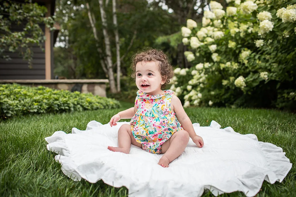 Tropical Floral Romper