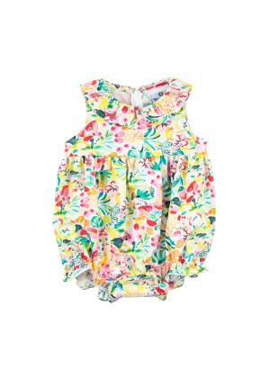 Tropical Floral Romper