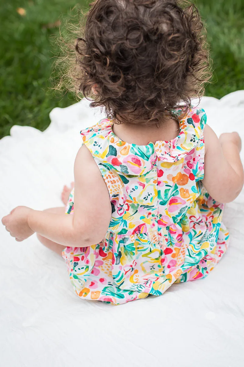 Tropical Floral Romper